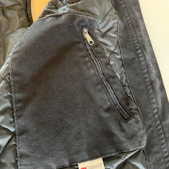 Carhartt Women's Relaxed Fit Washed Duck Insulated Hooded Vest - XL 16/18 - Picture 9 of 14